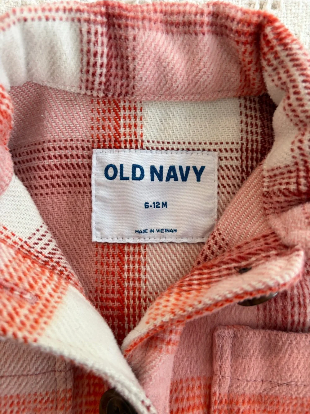 Old Navy soft plaid